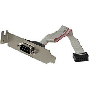 StarTech.com 9-pins Serieel Mannelijk naar 10-pins Moederbord Low-Profile Slotplaatje