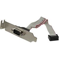 StarTech.com 9-pins Serieel Mannelijk naar 10-pins Moederbord Low-Profile Slotplaatje