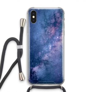 Nebula: iPhone X Transparant Hoesje met koord