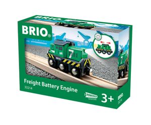 BRIO Locomotief voor goederentrein op batterijen