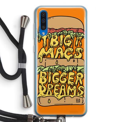 Big Macs Bigger Dreams: Samsung Galaxy A50 Transparant Hoesje met koord