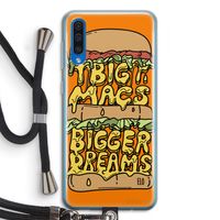 Big Macs Bigger Dreams: Samsung Galaxy A50 Transparant Hoesje met koord