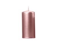 Stompkaarsen Rose Goud Metallic 12cm (6st) Stompkaarsen Rose Goud Metallic 12cm (6st)