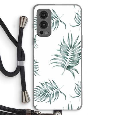 Simple leaves: OnePlus Nord 2 5G Transparant Hoesje met koord