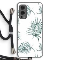 Simple leaves: OnePlus Nord 2 5G Transparant Hoesje met koord
