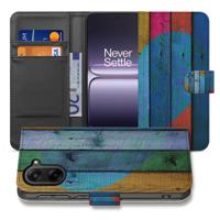 Bookcase Hoesje OnePlus Nord CE 5 Wood Heart Met Pasjes Bruin