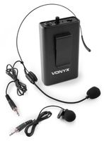 Vonyx BP10 bodypack met headset voor Vonyx UHF systemen - 863.100 MHz - thumbnail