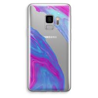 Zweverige regenboog: Samsung Galaxy S9 Transparant Hoesje