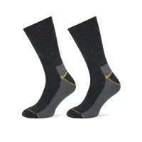 2-pack thermo wollen sokken - Yellow - Thermo werksokken heren - thumbnail