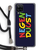 90's One: Samsung Galaxy A12 Transparant Hoesje met koord