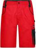 James & Nicholson JN835 Workwear Bermudas -STRONG- - Red/Black - 52