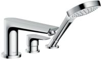 Hansgrohe Talis E afdekset 3-gats badrandcombinatie chroom Hansgrohe Talis E afdekset 3-gats badrandcombinatie chroom