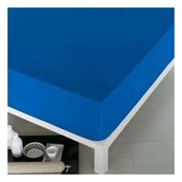 Verstelbaar onderlaken Naturals Blauw Afmetingen VK tweepersoonsbed (135 x 190 cm)