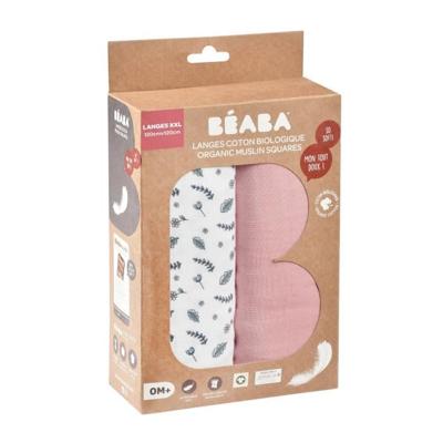 BEABA, Doos 2 SLIPS 120cm - Oudroze / Gebloemd Platteland