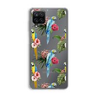 Kleurrijke papegaaien: Samsung Galaxy A12 Transparant Hoesje Kleurrijke papegaaien: Samsung Galaxy A12 Transparant Hoesje