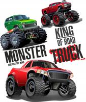 Muursticker - Monstertrucks