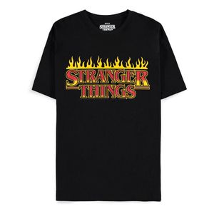 Stranger Things T-Shirt Fire Logo Size L