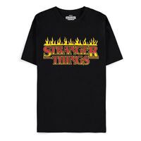Stranger Things T-Shirt Fire Logo Size L - thumbnail