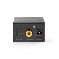 Digitale Audioconverter | 1-weg | Input: 1x Digital RCA / 1x TosLink | Output: 1x (2x RCA) / 1x 3,5m - thumbnail