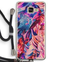Pink Orchard: Samsung Galaxy A5 (2016) Transparant Hoesje met koord