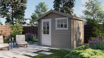 Blokhut - Tuinhuis Sten | 28 mm | vuren Red Class Wood geïmpregneerd