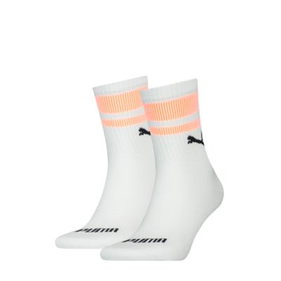 Puma Sokken Short Crew New Heritage 2-pack Wit / Oranje-43/46