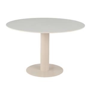 Eettafel Malia Wit Keramisch Rond 120cm - Giga Meubel