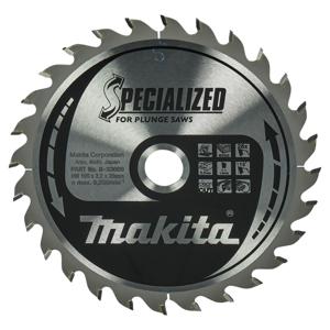 Makita Invalcirkelzaagblad voor Hout | Specialized | Ø 165mm Asgat 20mm 28T - B-33009