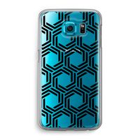 Geometrisch patroon: Samsung Galaxy S6 Transparant Hoesje