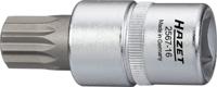 HAZET Olieservice-dopsleutelbit 2567-16 · 1/2 inch (12,5 mm) vierkant hol · Binnenveeltandprofiel XZN met tap · SW M16 HAZET Olieservice-dopsleutelbit 2567-16 · 1/2 inch (12,5 mm) vierkant hol · Binnenveeltandprofiel XZN met tap · SW M16