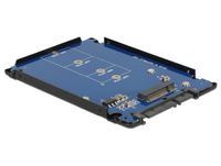 DeLOCK SATA 22 Pin naar M.2 NGFF 2.5" serial-ata controller Met behuizing, 62688 - thumbnail