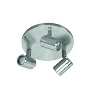 Highlight SpotRain nikkel 3-lichts rond - S7372.30