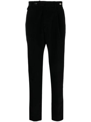 Tagliatore pantalon droit en velours côtelé - Noir