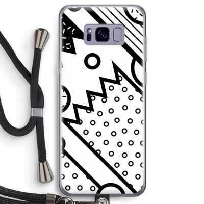 Pop Art #4: Samsung Galaxy S8 Transparant Hoesje met koord