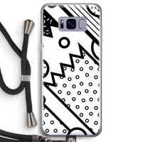 Pop Art #4: Samsung Galaxy S8 Transparant Hoesje met koord Pop Art #4: Samsung Galaxy S8 Transparant Hoesje met koord