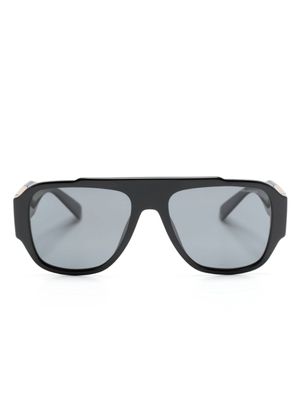 Versace Eyewear lunettes de soleil à monture pilote - Noir