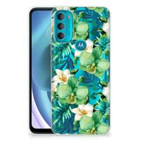 Motorola Moto G71 5G | TPU Case | Orchidee Groen
