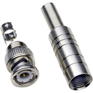 TRU COMPONENTS 1579574 BNC-connector Stekker, recht 50 Ω 1 stuk(s)