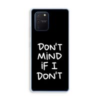Don't Mind: Samsung Galaxy Note 10 Lite Transparant Hoesje