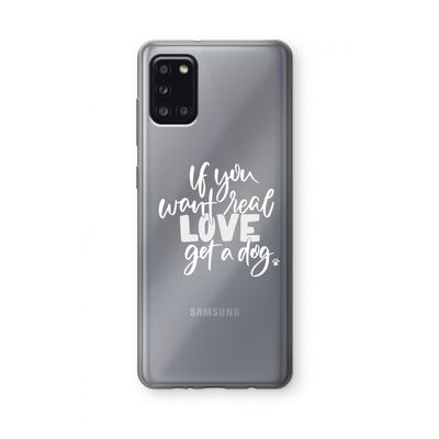 Partner in crime: Samsung Galaxy A31 Transparant Hoesje