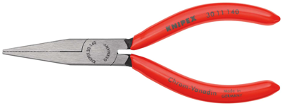 Knipex Langbektang | 140 mm lengte | kunststof bekleed | zwart geatramenteerd - 30 11 140 SB