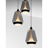 Lyora Design hanglampAlish 3-lichts smoke glas - 9416967