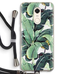 Bananenbladeren: Xiaomi Redmi 5 Transparant Hoesje met koord