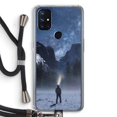 Wanderlust: OnePlus Nord N10 5G Transparant Hoesje met koord