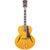 D&apos;Angelico Excel Style B Amber semi-akoestische gitaar met deluxe hardshell koffer