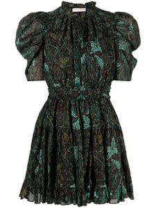 Ulla Johnson robe Ada courte en coton mélangés - Vert