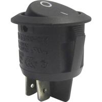 TRU COMPONENTS 1587655 Wipschakelaar TC-R13-244A-02 BLACK 250 V/AC 10 A 2x uit/aan Continu 1 stuk(s)