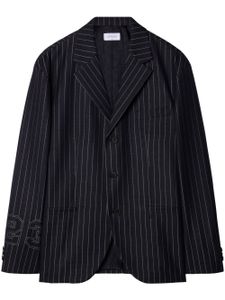 Off-White blazer à fines rayures 23 - Noir