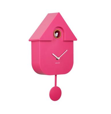 Karlsson Wandklok Modern Cuckoo - Roze