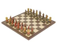 De Camelot Handgeschilderde Schaakset